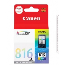 佳能（Canon）PG816系列墨盒 適用mp288 mp236 ip2780 標(biāo)準(zhǔn)容量816彩色原裝墨盒