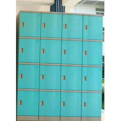 ABS塑料更衣柜（16格）支持定制，多色可選