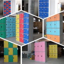 ABS塑料更衣柜（16格）支持定制，多色可選
